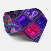 Glas in lood mozaïekpatroon #16 stropdas (Opgerold)