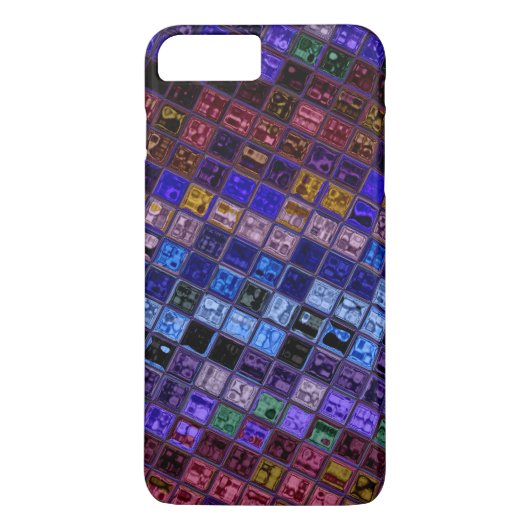 Glas in lood mozaïekpatroon #18 Case-Mate iPhone case (Achterkant)