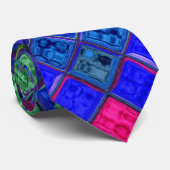 Glas in lood mozaïekpatroon #2 stropdas (Opgerold)