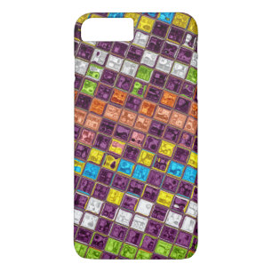 Glas in lood mozaïekpatroon 3 Case-Mate iPhone case