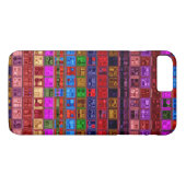 Glas in lood mozaïekpatroon #9 Case-Mate iPhone case (Achterkant (Horizontaal))