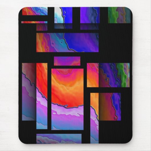 Glas in lood muismat (Voorkant)