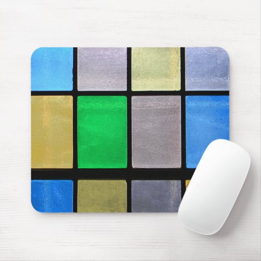 Glas in lood muismat (Met muis)