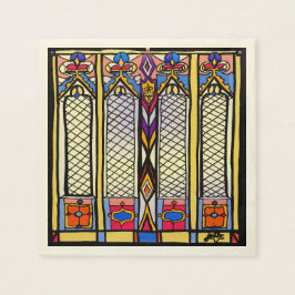 Glas in lood Napkins Servetten