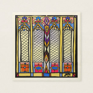 Glas in lood Napkins Servetten