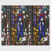 Glas in lood Nativiteit Cadeaupapier (Vlak)