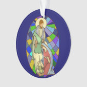 Glas in lood Nativiteit Ornament (voorkant)