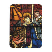  Glas in lood Nativiteitsscène; renaissance Magneet (Verticaal)