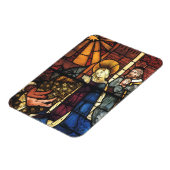 Glas in lood Nativiteitsscène; renaissance Magneet (Linkerzijde)