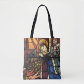 Glas in lood Nativiteitsscène; renaissance Tote Bag (Voorkant)