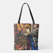  Glas in lood Nativiteitsscène; renaissance Tote Bag (Achterkant)