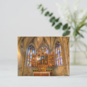 Glas in lood Nonnberg Abbey        Briefkaart (Staand voorkant)