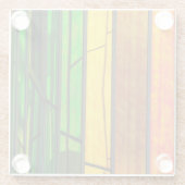 Glas in lood Onderzetter Glazen Onderzetter (Achterkant)