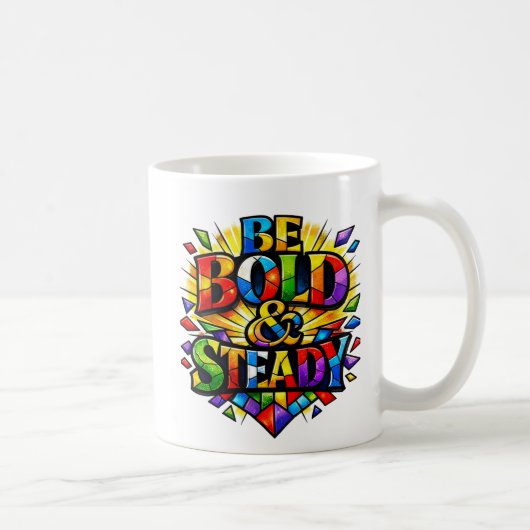 Glas-in-lood-ontwerp Koffiemok (Rechts)