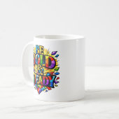 Glas-in-lood-ontwerp Koffiemok (Voorkant links)