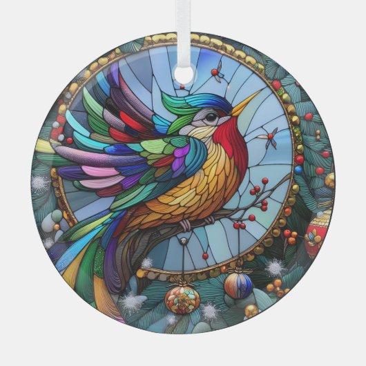 Glas in lood ornament (Voorkant)