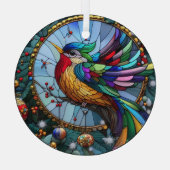 Glas in lood ornament (Achterkant)