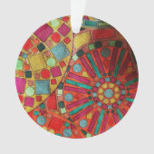 Glas in lood ornament (voorkant)