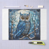 Glas in lood Owl Tissuepapier (Craft)