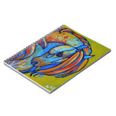 Glas in lood paard 1-laptop notitieboek (Linkerzijde)