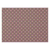 Glas in lood Paars Kaleidoscoop Tafelkleed (Voorkant (Horizontaal))