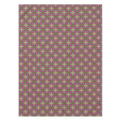 Glas in lood Paars Kaleidoscoop Tafelkleed (Voorkant)