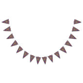 Glas in lood  Paars Kaleidoscoop Vlaggetjes (Alle)