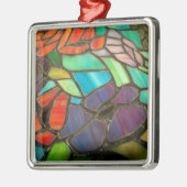 Glas in lood Paars Ornament (Links)