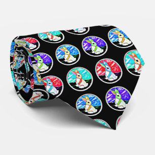 Glas in lood paasbunny stropdas