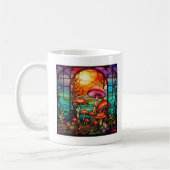Glas in lood Paddenstoelen Toadstools Sunrise Koffiemok (Links)