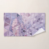 Glas in lood Pastel Paarse bruiloft Handdoek (Handdoek)