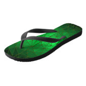 Glas in lood patroon 01.Green.DGreen Line BG Teenslippers (Schuin)