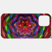 Glas in lood Patroon Case-Mate iPhone Case (Achterkant (horizontaal))