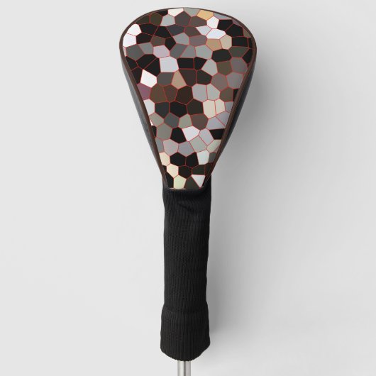 Glas in lood Patroon Golfheadcover (Voorkant)