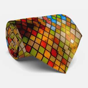 Glas-in-lood Patroon Kerkdas Stropdas
