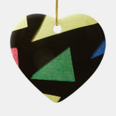 Glas in lood Patroon LOVE Leaf Heart Ornament (Achterkant)