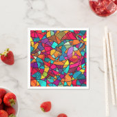 Glas in lood patroon servet (Insitu)