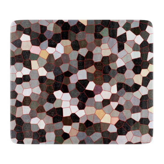 Glas in lood Patroon Snijplank (Voorkant)
