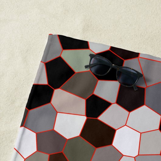 Glas in lood Patroon Strandlaken (In situ)