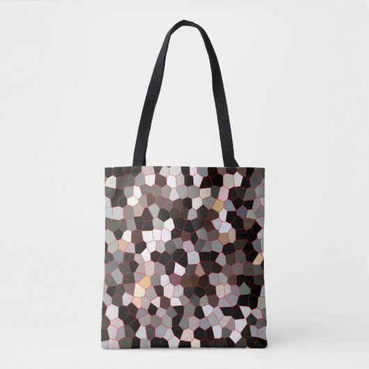Glas in lood Patroon Tote Bag (Voorkant)