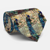 Glas in lood Peacock Stropdas (Opgerold)