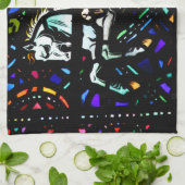 Glas in lood Pegasus Theedoek (Gevouwen)