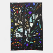 Glas in lood Pegasus Theedoek (Verticaal)