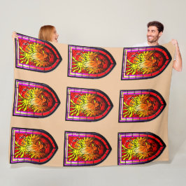 Glas in lood Phoenix Fleece Deken