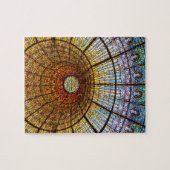 Glas in lood Plafond Palau de Musica Spanje Legpuzzel (Horizontaal)