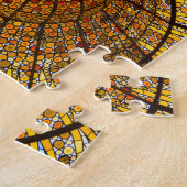 Glas in lood Plafond Palau de Musica Spanje Legpuzzel (Zijkant)