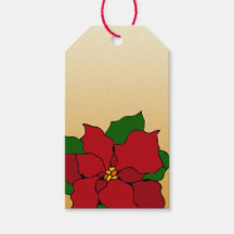 Glas-in-lood poinsettia