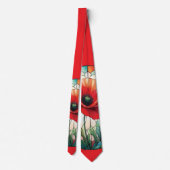Glas in lood Poppy Stropdas (Achterkant)