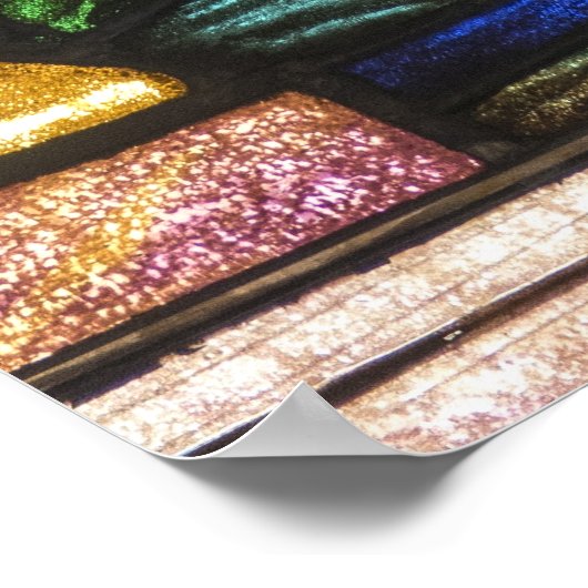 Glas in lood Poster (Hoek)