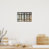 Glas in lood poster (Keuken)